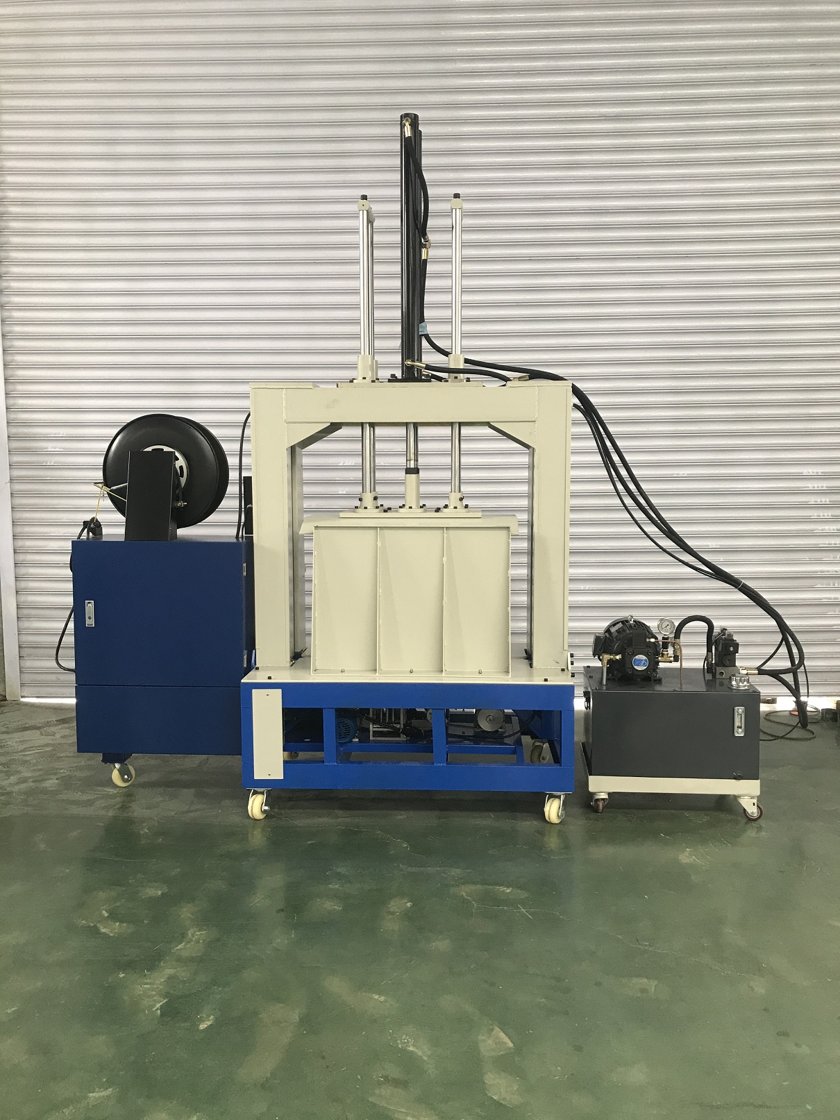 Tarpaulin Hydraulic Baling Press Machine